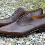 Foxo P2 brown leather formal shoe.