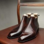 Woxo P5 brown leather chelsea