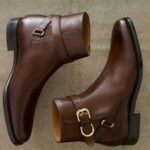 Woxo P9 brown  high ankle leather Boot.